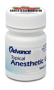 Advance Topical Anesthetic Gel, Raspberry Flavor, 1 oz Jar - ADVANCE RASPBERRY TOPICAL GEL 1OZ JAR - Image 1