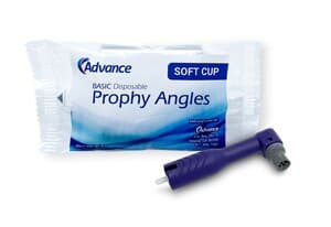 Advance Basic Disposable Prophy Angles, Soft, Pack of 100 - ADVANCE BASIC DISPOSABLE PROPHY ANGLES SOFT PK/100 - Image 1