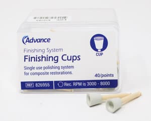 Advance Composite Polishers RA Cup Medium Pkg/40 - Advance Composite Polishers RA Cup Medium Pkg/40 - Image 1