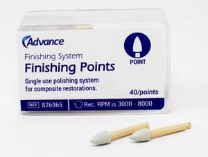Advance Composite Polishers RA Point Medium, Tan, Pkg/40 - Advance Composite Polishers RA  Point Medium Pkg/40 - Image 1