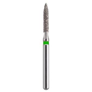 Advance Disposable Diamonds FG Short Flame 862S-012 Coarse #1512.8C, Sterile, Pack of 25 - DISP DIAMONDS STERILE 862S-012C FLAME SHORT #1512.8C PK25 - Image 1