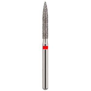 Advance Disposable Diamonds FG Flame 863-012 Fine #1512.10F, Sterile, Pack of 25 - DISP DIAMONDS STERILE 863-012F FLAME #1512.10F PK25 - Image 1