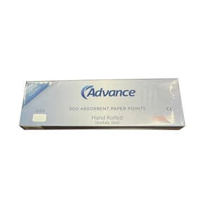 Advance Absorbent Paper Points, Fine, Box of 200 - Advance Absorbent Paper Points Box/200 Fine - Image 1