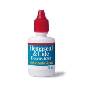 Hemaseal & Cide Desensitizer with 4% Chlorhexidine, Glutaraldehyde-Free, 10 mL Bottle, 170 thumbnail 11