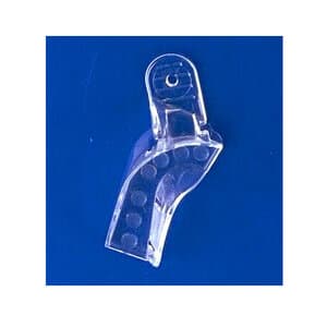 Crystal Tray Disposable Impression Tray, Solid Quadrant Upper Left/Lower Right, Clear, 12/Pkg, 01S9 thumbnail 8