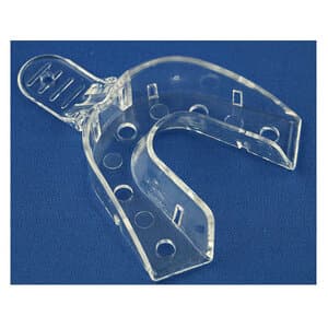 Crystal Disposable Impression Trays, Full Arch Lower, Large, Perforated, 12/Pkg, #9P (09P9) thumbnail 8