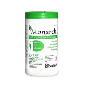 Monarch Surface Disinfectant Wipes, 6" x 6.75", 160/Canister, H6186 thumbnail 11