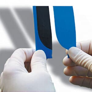 TrollFoil Double-Sided Pre-Mounted Articulating Paper, 8 Microns, Blue, 100/Pk, 72075 thumbnail 3