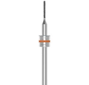 Ceramill Roto RFID Diamond Milling Bur, 1.0 mm Head Diameter, 3 mm Shaft, Orange, 1/Pkg thumbnail 2