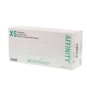 Micro-Touch® Affinity® Neoprene Exam Gloves, Powder Free, Non-Sterile, Extra Small, Green, Box/100 - AFFINITY NEOPRENE GLOVES PF EXTRA SMALL BX100 - Image 1