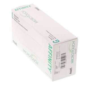 Micro-Touch® Affinity® Neoprene Exam Gloves, Powder Free, Large, Green, Box/100 - AFFINITY NEOPRENE GLOVES PF LARGE BX100 - Image 1