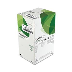 Gammex PF Neoprene Surgical Gloves, Powder-Free, Green, Size 7.0, 50 Pairs/Box - GAMMEX PF GLOVES #7.0 BOX OF 50PRS - Image 1