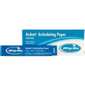 Ardent Articulating Paper, Thick, Blue, 0.009" (225 Microns), 10 Strips/Book, 7 Books/Box (70 Strips), #60007 thumbnail 4