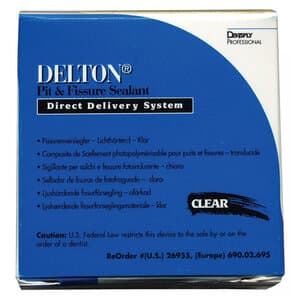Delton Light-Cure Pit & Fissure Sealant Direct Delivery System (DDS) Opaque Refill, 50 x 0.08 mL Cartridges, 2696 thumbnail 3