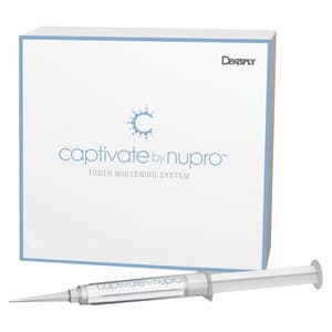 Captivate by NUPRO 15% Carbamide Peroxide with Fluoride Take-Home Whitening Bulk Kit, Mint, 50 Syringes (2.4 g each), 614068 thumbnail 7