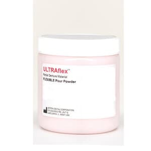 Ultraflex Denture Resin Powder, Clear, 160g, Astron Dental Corp - Ultraflex Denture Resin Clear 160g powder - Image 1
