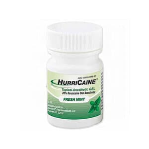 HurriCaine Topical Anesthetic Gel, 20% Benzocaine, Fresh Mint, 1 oz Jar thumbnail 9