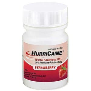 HurriCaine Topical Anesthetic Gel, 20% Benzocaine, Strawberry, 1 oz Jar thumbnail 9