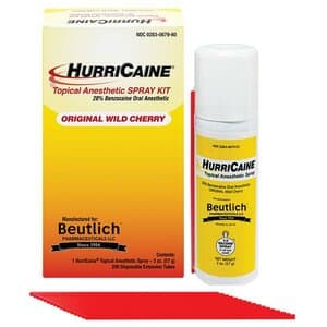HurriCaine Topical Anesthetic Spray Extension Tubes, 4", Disposable, Red, 200/Pack thumbnail 4