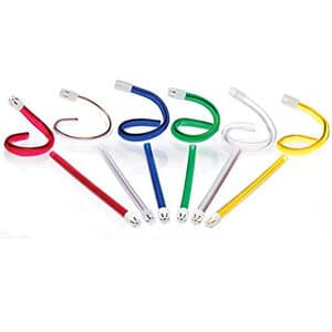 Flexo Disposable Saliva Ejectors, Plastic, Fixed Tips, Blue/White, 100/Pk, 1662216 thumbnail 14