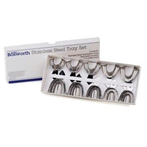 Keystone #5 Edentulous Perforated Lower Full-Arch Stainless Steel Impression Tray, 1/Pkg, 0921341 thumbnail 3