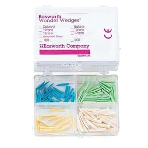 Wonder Wedges Interproximal Wooden Wedges, Small, Natural, 12mm, 500/Box thumbnail 2