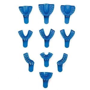 Tray-Aways® Disposable Solid Impression Trays, #7 Upper Right/Lower Left Quadrant, Blue, 12/Pack, 0921890 thumbnail 5