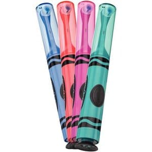 GUM Crayola Power Toothbrush, Ultra Soft Oscillating, Battery Operated, Kids (Ages 4-11), Assorted Colors, 12/Bx, 2272PQ thumbnail 4