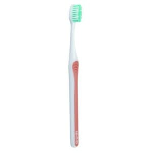 GUM BRIGHT CARE Toothbrush, Compact Sensitive, Assorted Colors, 12/Pkg, 4517PA1 thumbnail 7