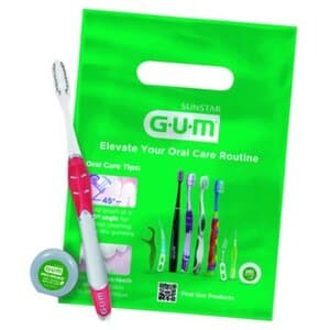GUM Technique Enamel Clean Toothbrush Kit, 144 Toothbrushes, 144 Floss Tubs, 144 Patient Bags, KIT4471P thumbnail 5