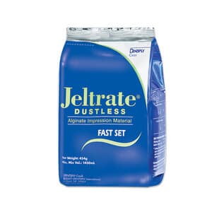 Jeltrate Dustless Alginate Impression Material, Fast Set, Pouch, 8 oz (Pack of 8) - JELTRATE DUSTLESS ALGINATE FAST SET POUCH PK8 - Image 1