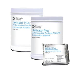 Jeltrate Plus Antimicrobial Fast Set Alginate Impression Material, 1 lb Can, #505600 - JELTRATE PLUS ANTIMICROBIAL FAST SET ALGINATE 1LB #505600 - Image 1