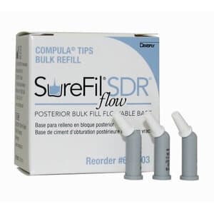 SureFil SDR flow+ Bulk Fill Flowable Composite Compula Tip Refill, Universal Shade, 0.25 g, 15/Pk, 61C101 thumbnail 13