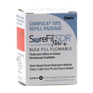 SureFil SDR Flow+ Bulk Fill Flowable Composite, Universal Shade, 0.25 g Compula Tips Refill, 50/Pk, 61C103 thumbnail 13