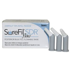 SureFil SDR Flow+ Bulk Fill Flowable Composite Compula Tips Refill, Shade A1, 0.25 g, 15/Pk, 61C106 thumbnail 12