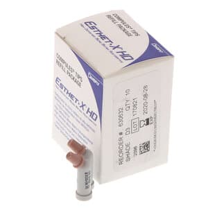 Esthet•X HD Micro Matrix Restorative, Compule Tip, Shade D3 Body, 0.25 g, Pack of 10 - ESTHET-X HD COMPULE D3 PK 10 - Image 1
