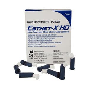 Esthet•X HD Micro Matrix Restorative, 0.25 g Compule Tips, White Opaque Dentin (WO), Pack of 10 - ESTHET-X HD COMPULE-WO PK 10 - Image 1