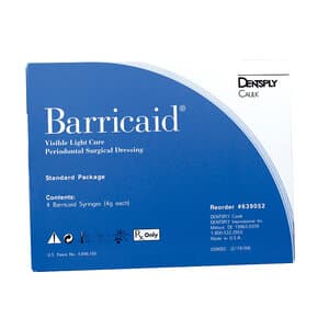 Barricaid VLC Perio Surgical Dressing, 4g Syringes, Package of 4 - BARRICAID PERIO DRESSING PKG 4 SYRINGES - Image 1