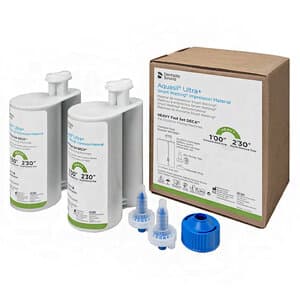 Aquasil Ultra+ Deca Heavy Fast Set Vinylpolysiloxane Impression Material, 380 mL Cartridge, Pack of 2 - AQUASIL ULTRA+ DECA HEAVY FAST SET 380ML PK/2 - Image 1