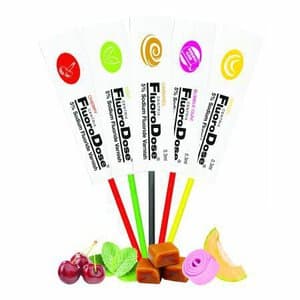 Centrix FluoroDose Fluoride Varnish, 5% NaF, Cherry, 0.3 mL Single-Dose LolliTray with Benda Brush, 120/Pkg, 360110 thumbnail 7