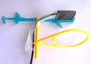 ComfyRay XT Skinny Size 2 Sensor Holder System, Blue, 2 Holders + 2 Rings + 2 Rods, 001-794 thumbnail 3