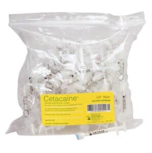 Cetacaine Topical Anesthetic Liquid Delivery Syringes, Luer Lock, Graduated 0.1 mL Increments, 100/Pkg, 0214 thumbnail 14