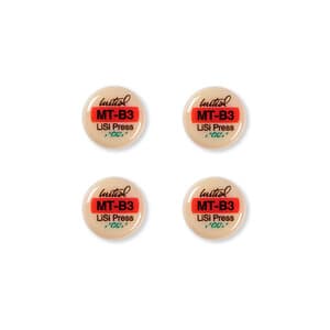 GC Initial LiSi Press Lithium Disilicate Pressable Ceramic Ingot, Shade MT-B3, 3g, 5/Pk thumbnail 7