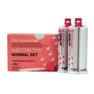 GC America EXA Advanced VPS Injection Impression Material, Normal Set, Light Body, 48 mL Cartridges, 2/Pk, 137119 thumbnail 7