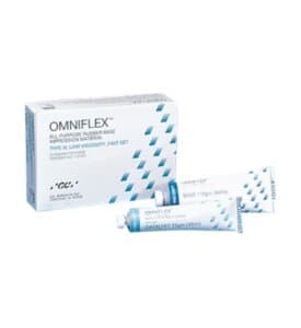 GC America Omniflex Impression Material, One Tube Each - Base 90mL / Catalyst 45mL - OMNIFLEX IMP MAT ONE TUBE EACH- BASE 90mL / CATALYST 45mL - Image 1