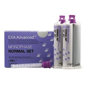 GC America EXA Advanced VPS Monophase Normal-Set Impression Material, 48mL Cartridges, 8/Pk, 138118 thumbnail 7
