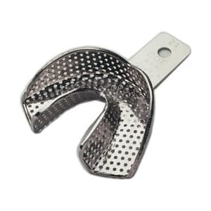 GC America COE Metal Impression Tray, Nickel-Plated Perforated, Pedodontic Lower #24 (Smaller), 1/Pk, 260241 thumbnail 11