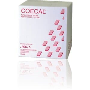 COECAL Type III Laboratory Stone, Buff, 25 lb Box, 310125 thumbnail 8