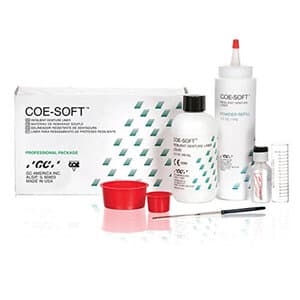 COE-Soft Resilient Denture Liner Professional Package, Self-Cure, 5.5 oz Powder & 5.5 oz Liquid, 1/Pk, 344011 thumbnail 20