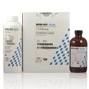 GC America Nature-Cryl Pour Denture Resin, COE-LOR Mild, 1:1 Pack (1 lb Powder + 300 mL Liquid), 349833 thumbnail 6